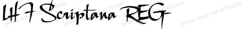 LHF Scriptana REG字体转换